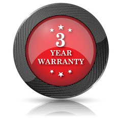 3 year warranty icon
