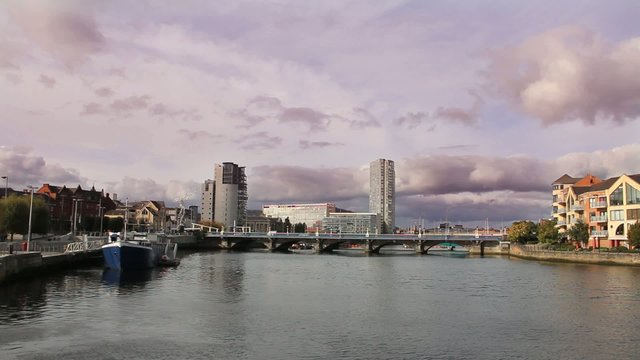 River Lagan Belfast two versions