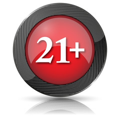 Fototapeta premium 21 plus icon