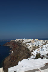 Obraz premium Oia on Santorini island in the Cyclades