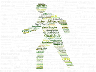 Naklejka premium Ecologia