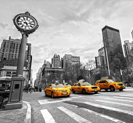 Keuken foto achterwand New York taxi 5th Avenue, New York.