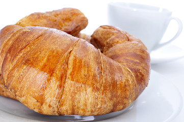 croissants and coffee