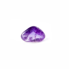 Amethyst isolated on white background