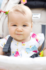 Fototapeta premium cute baby girl