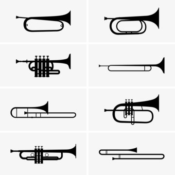 Set of trumpets