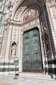 door of the Cathedral in Florence