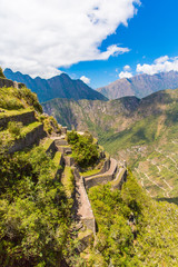 Fototapeta na wymiar Tajemnicze miasto - Machu Picchu, Peru, Ameryka Południowa