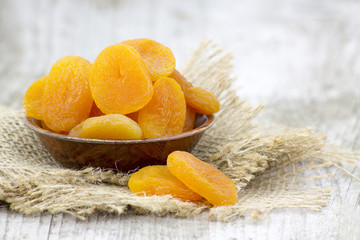 bowl full of dried apricots