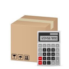 box and calculator