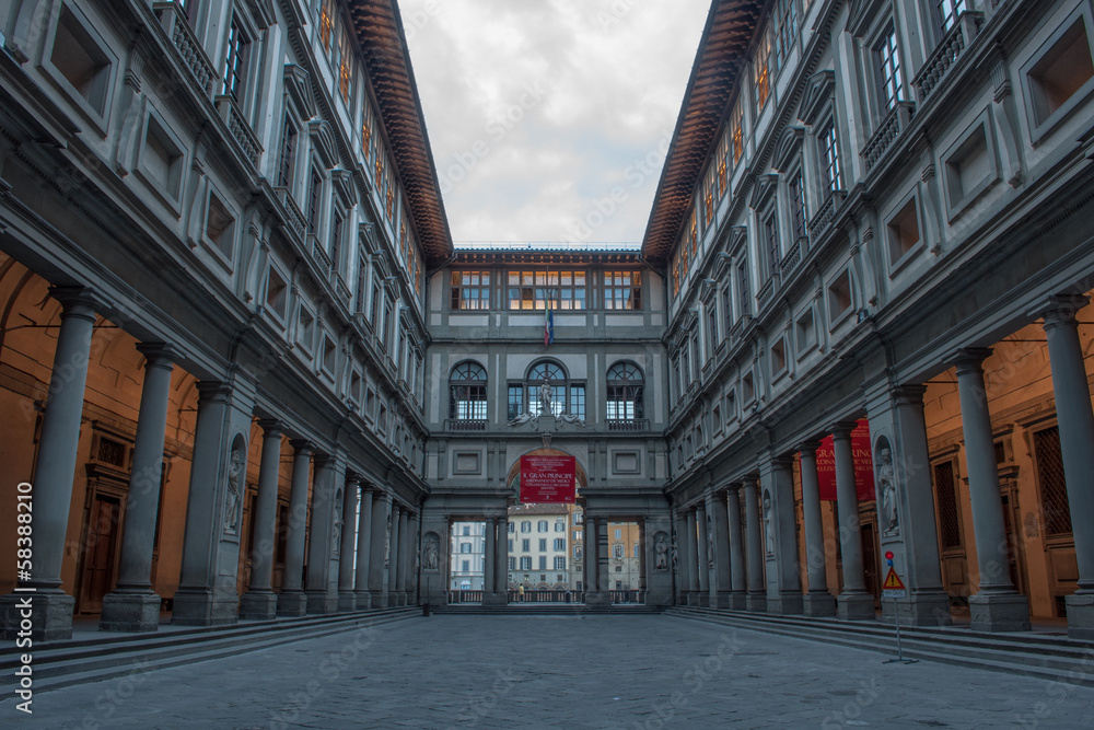 Wall mural galleria degli uffizi