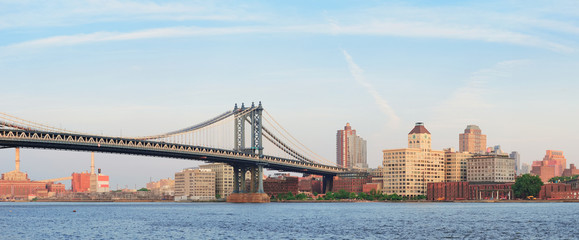 Manhattan Bridge panorama