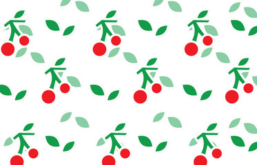 cherry pattern for background
