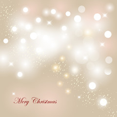 New Year Abstract Bokeh Background Light and stars vector