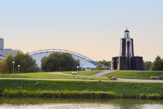 Nemiga Island of Tears, a memorial to commemorate Belarusian sol