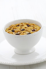 Delicious and healthy granola cereal