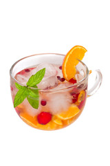 cocktail of fresh fruit