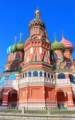 St. Basils cathedral on Red Square in Moscow, Russia