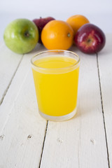 orange juice isolated