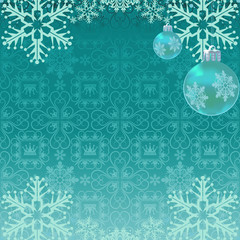 Christmas Background. Abstract Vector Illustration