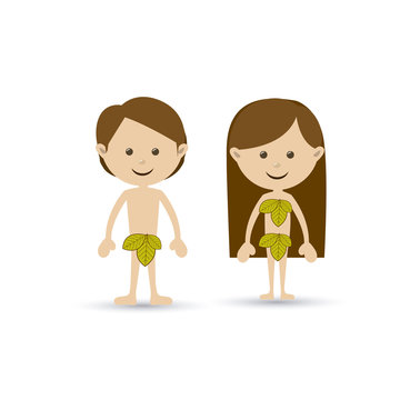 Adam And Eve Cartoon」の写真素材 | 297件の無料イラスト画像 | Adobe Stock