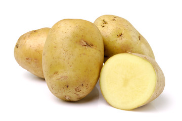 potato isolated on white background