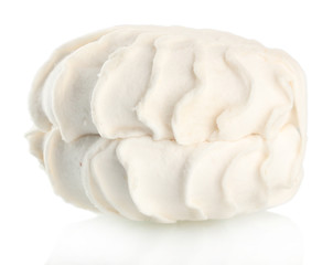 Marshmallow isolated on white