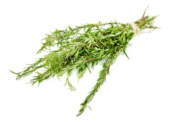 Fresh rosemary, isolated on white