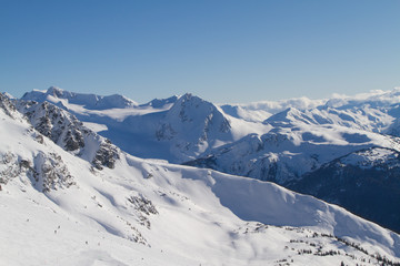 Winter skiing season