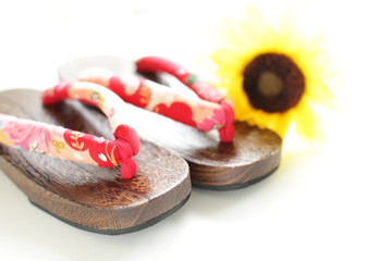 Japanese summer fashion goods, wooden sandals