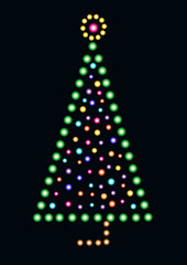 stylized christmas tree