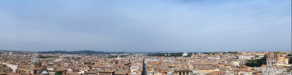 Fototapeta na wymiar panoramic view Rome