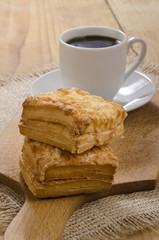 home made warm cheese scone
