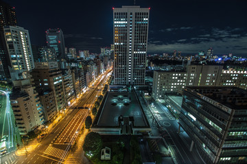 Fototapeta na wymiar Nightscape of Tokyo