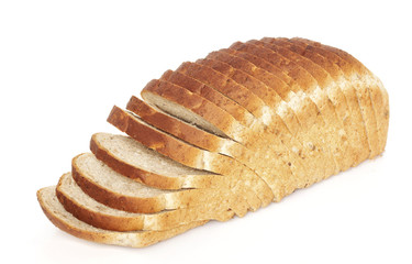 Sliced bread loaf