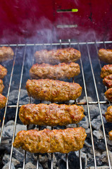 Cevapi on the BBQ