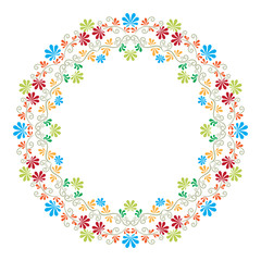 Ring ornament. Vector.