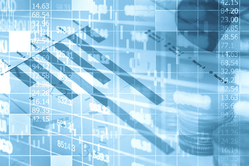 Finance data concept