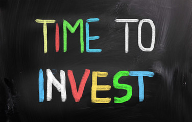 Obraz premium Time To Invest Concept