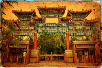 Zelfklevend Fotobehang Beijing, Lama Temple - Yonghe Gong Dajie  © lapas77