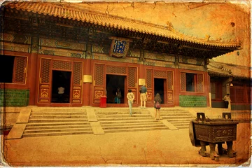 Foto op Plexiglas Beijing, Lama Temple - Yonghe Gong Dajie  © lapas77