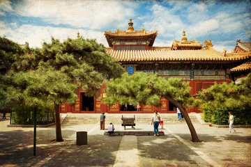 Fototapeten Beijing, Lama Temple - Yonghe Gong Dajie  © lapas77