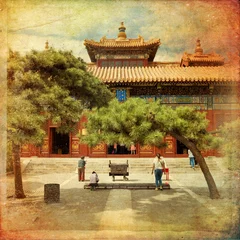 Poster Im Rahmen Beijing, Lama Temple - Yonghe Gong Dajie  © lapas77
