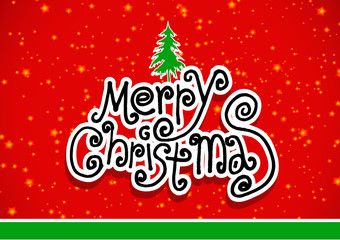 Merry Christmas And Happy New Year  Greeting Card