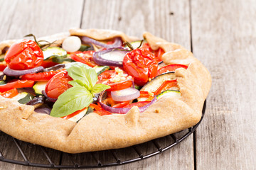 Vegetable open pie