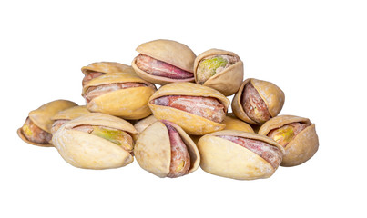 a bunch of nuts, isolated on a white