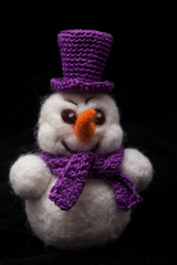 валяный снеговик