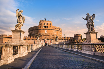 Castel Sant'Angelo, Roma - obrazy, fototapety, plakaty