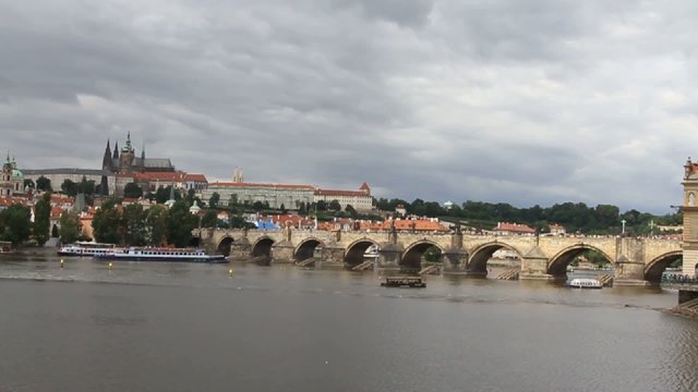Prague castle and Charles Bridge