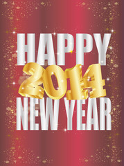 happy 2014 new year vector © terramigrante